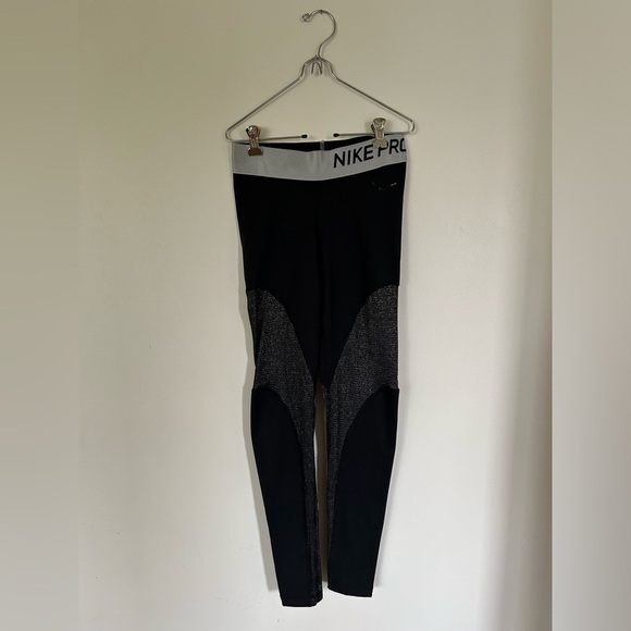 Nike Pro Leggings Ankle Pants Dri Fit - Picture 1 of 12